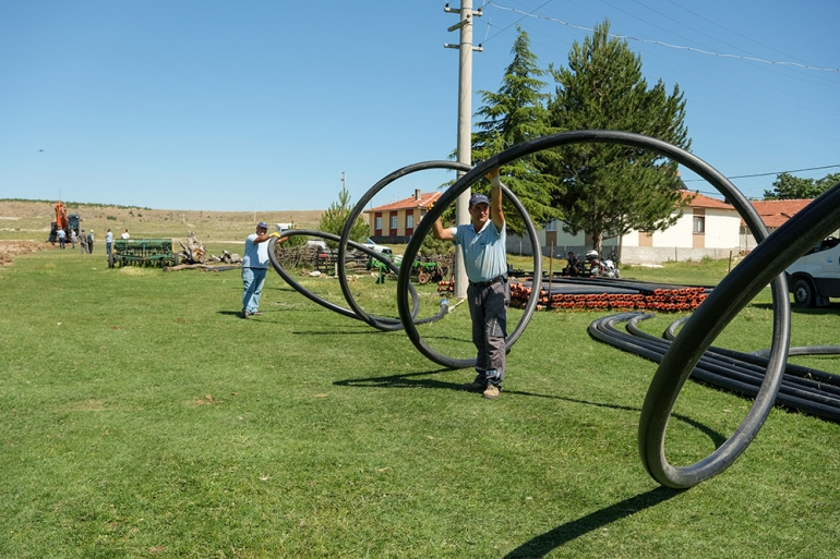 İNÖNÜDE İKİ MAHALLEDE SU SORUNU ÇÖZÜLDÜ