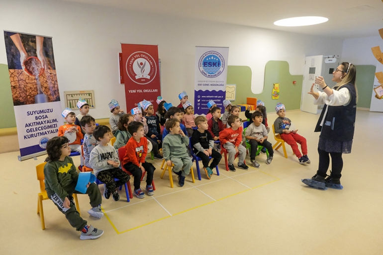 ESKİNİN SU TASARRUFU EĞİTİMLERİ DEVAM EDİYOR