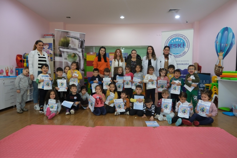 ESKİ 3700 ÇOCUĞA SU TASARRUFU EĞİTİMİ VERDİ