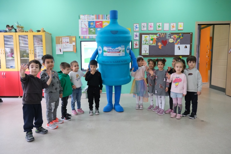 ESKİ 3700 ÇOCUĞA SU TASARRUFU EĞİTİMİ VERDİ