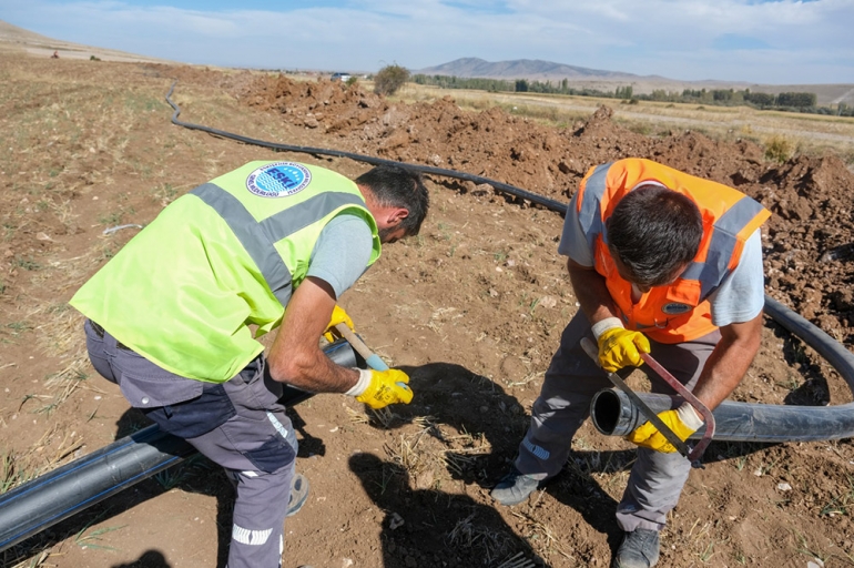 YAZIDERE MAHALLESİNE YENİ İÇME SUYU HATTI 