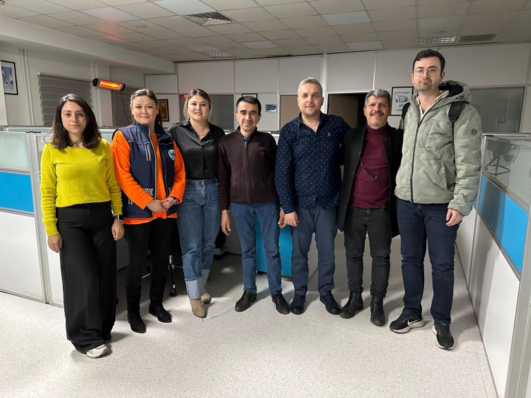 7/24 özveriyle çalışan ekiplerimiz yılbaşı gecesinde de görevinin başında.