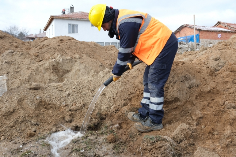GÖKBAHÇE MAHALLESİNE YENİ SU HATTI 