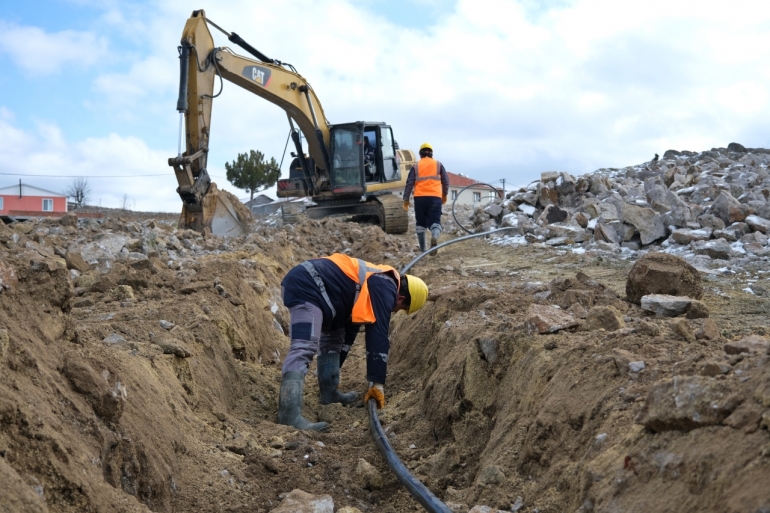GÖKBAHÇE MAHALLESİNE YENİ SU HATTI 
