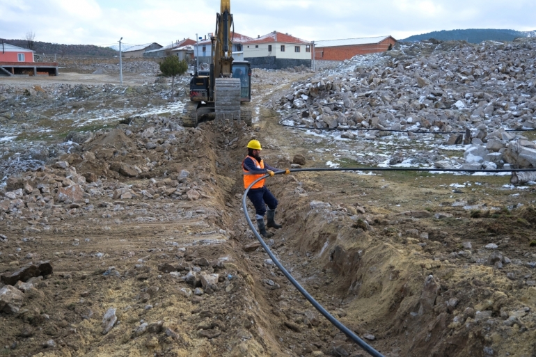 GÖKBAHÇE MAHALLESİNE YENİ SU HATTI 