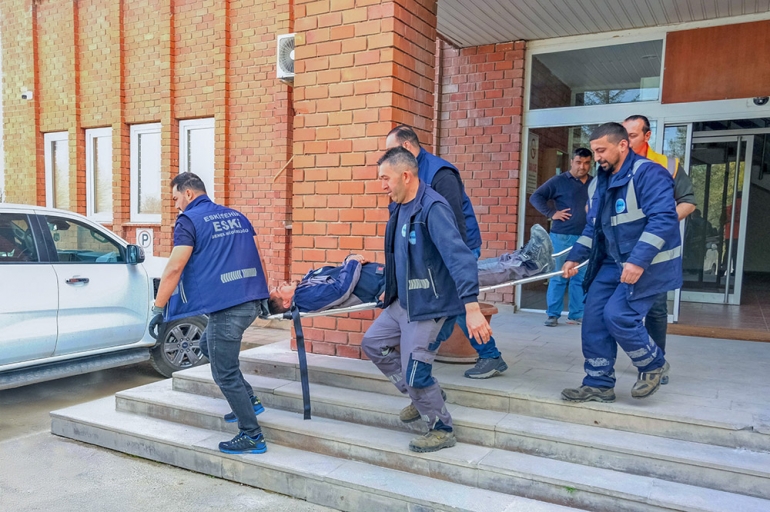 ESKİDE ACİL DURUM EĞİTİM ve TATBİKATI