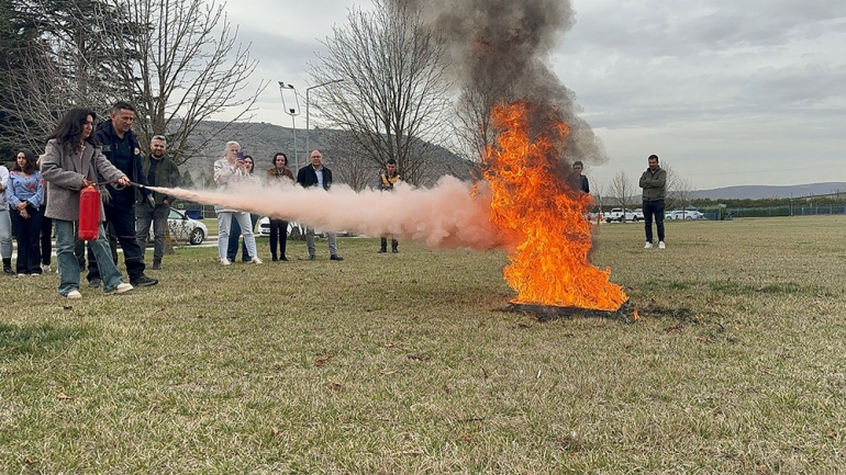 ESKİDE ACİL DURUM EĞİTİM ve TATBİKATI