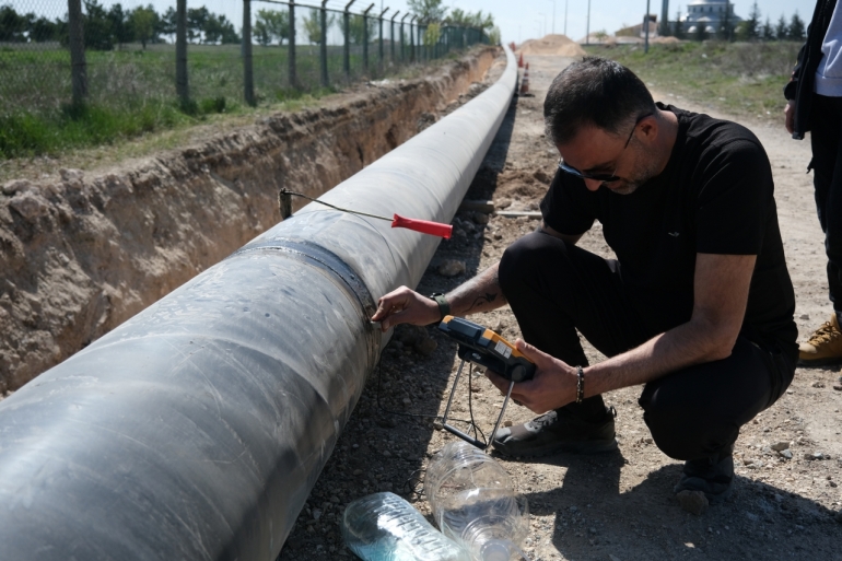 ÇANKAYADA İSALE HATTI YENİLENDİ