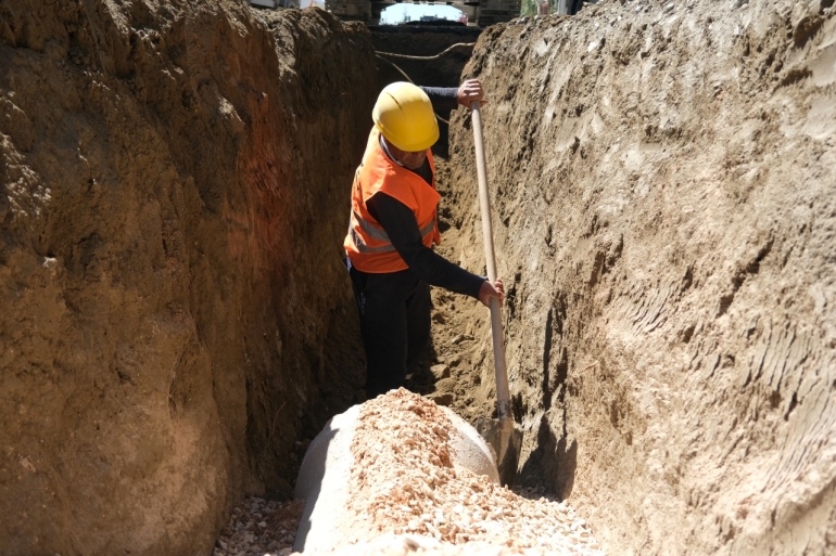 BATIKENTTE YAĞMUR SUYU ALTYAPISI GÜÇLENDİRİLDİ