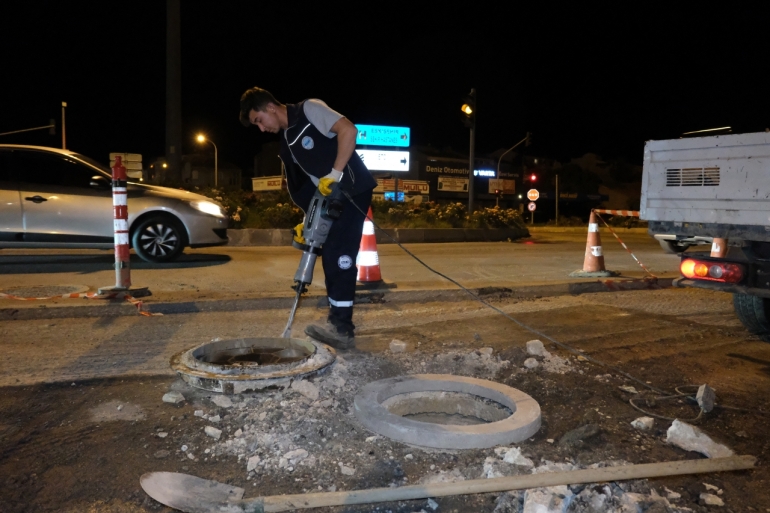 ESKİ EKİPLERİNDEN GECE BAKIM ve TEMİZLİK ÇALIŞMASI