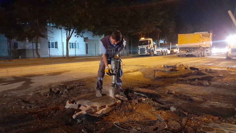 ESKİ EKİPLERİNDEN GECE BAKIM ve TEMİZLİK ÇALIŞMASI