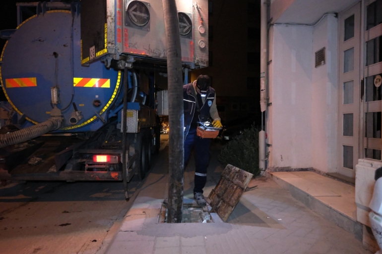 ESKİ EKİPLERİNDEN GECE BAKIM ve TEMİZLİK ÇALIŞMASI