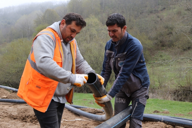 ULUDERE VE ÇALKARADA İÇME SUYU SORUNU ÇÖZÜLDÜ