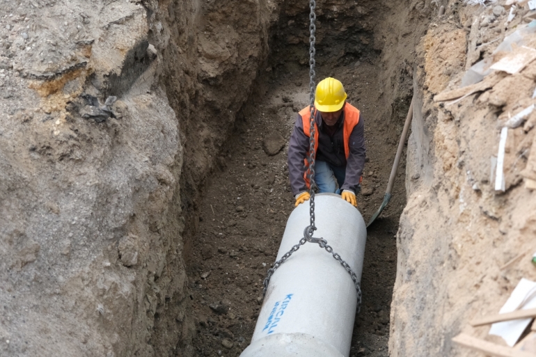 BAKSANDA ALT YAPI ÇALIŞMALARI TAMAMLANDI