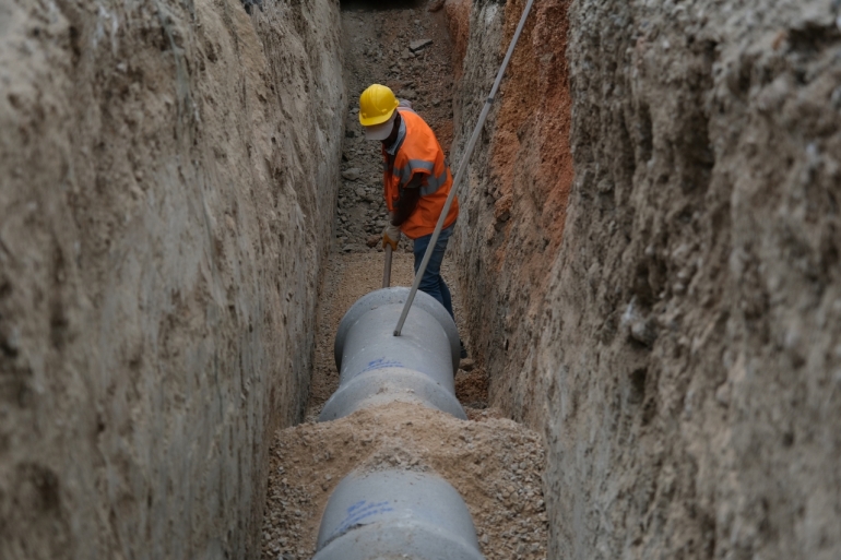BAKSANDA ALT YAPI ÇALIŞMALARI TAMAMLANDI