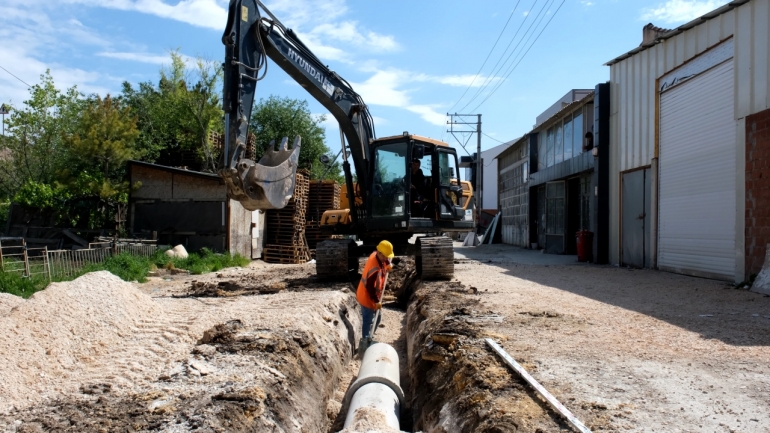 BAKSANDA ALT YAPI ÇALIŞMALARI TAMAMLANDI