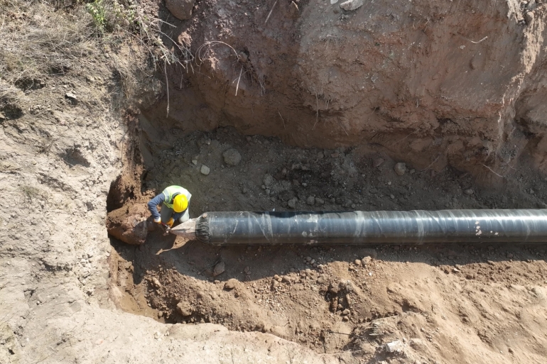 SÜMERORHANGAZİ ARASINDA YATAY SONDAJLA ALTYAPI GEÇİŞİ