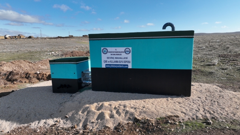 KIRSAL MAHALLELERE 24 YENİ SU DEPOSU