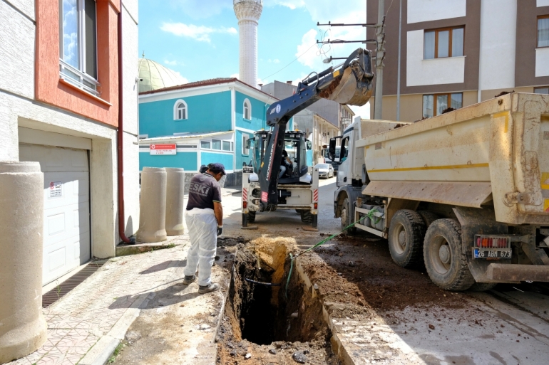AÇIKALIN SOKAK'TA ALTYAPI ÇALIŞMASI TAMAMLANDI